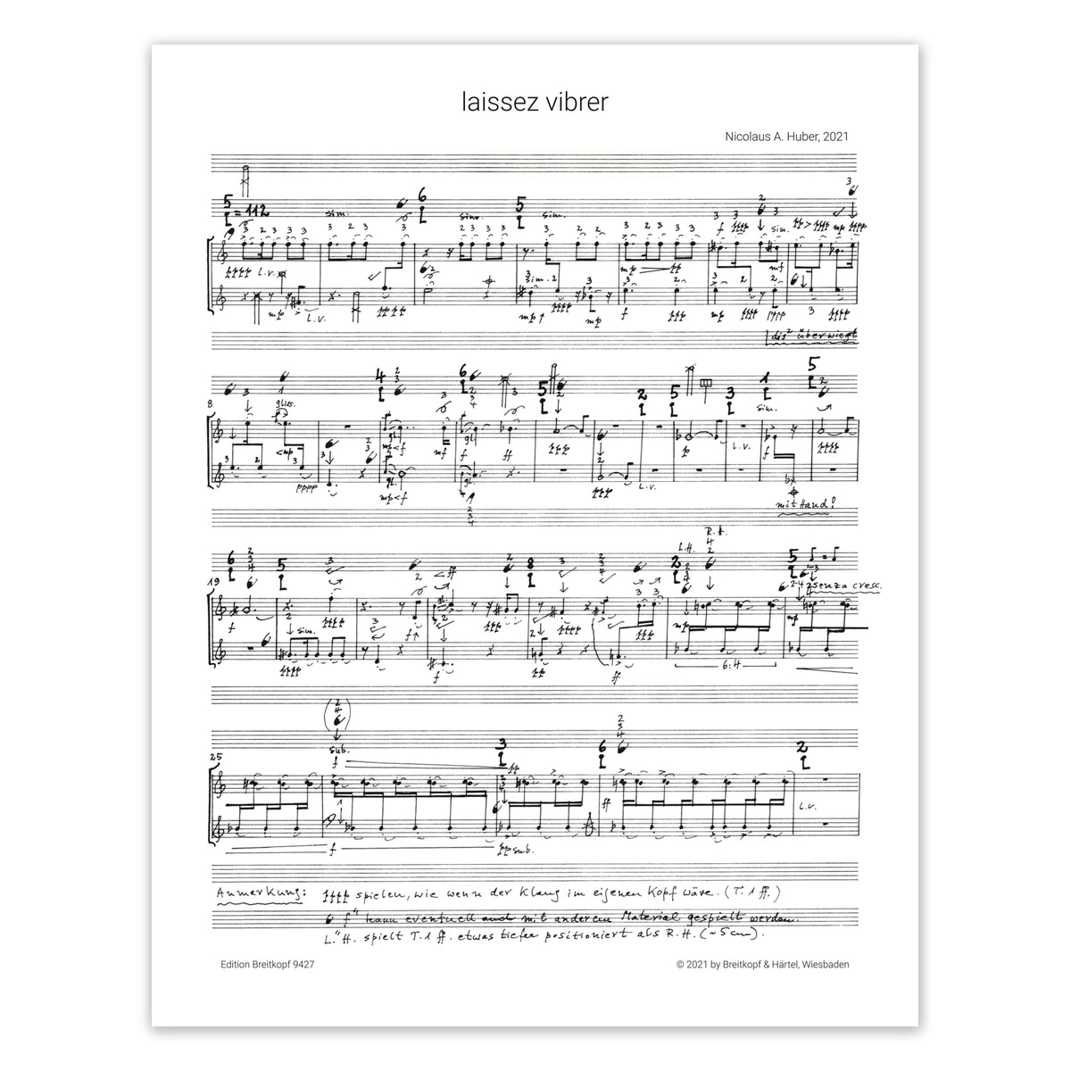 Decruck, Sonate