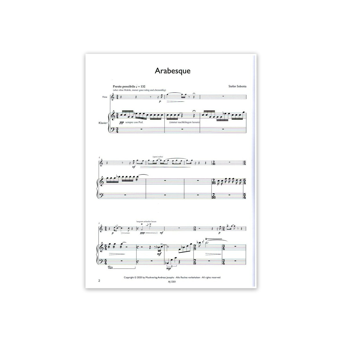 Sobotta, Arabesque - Elegy