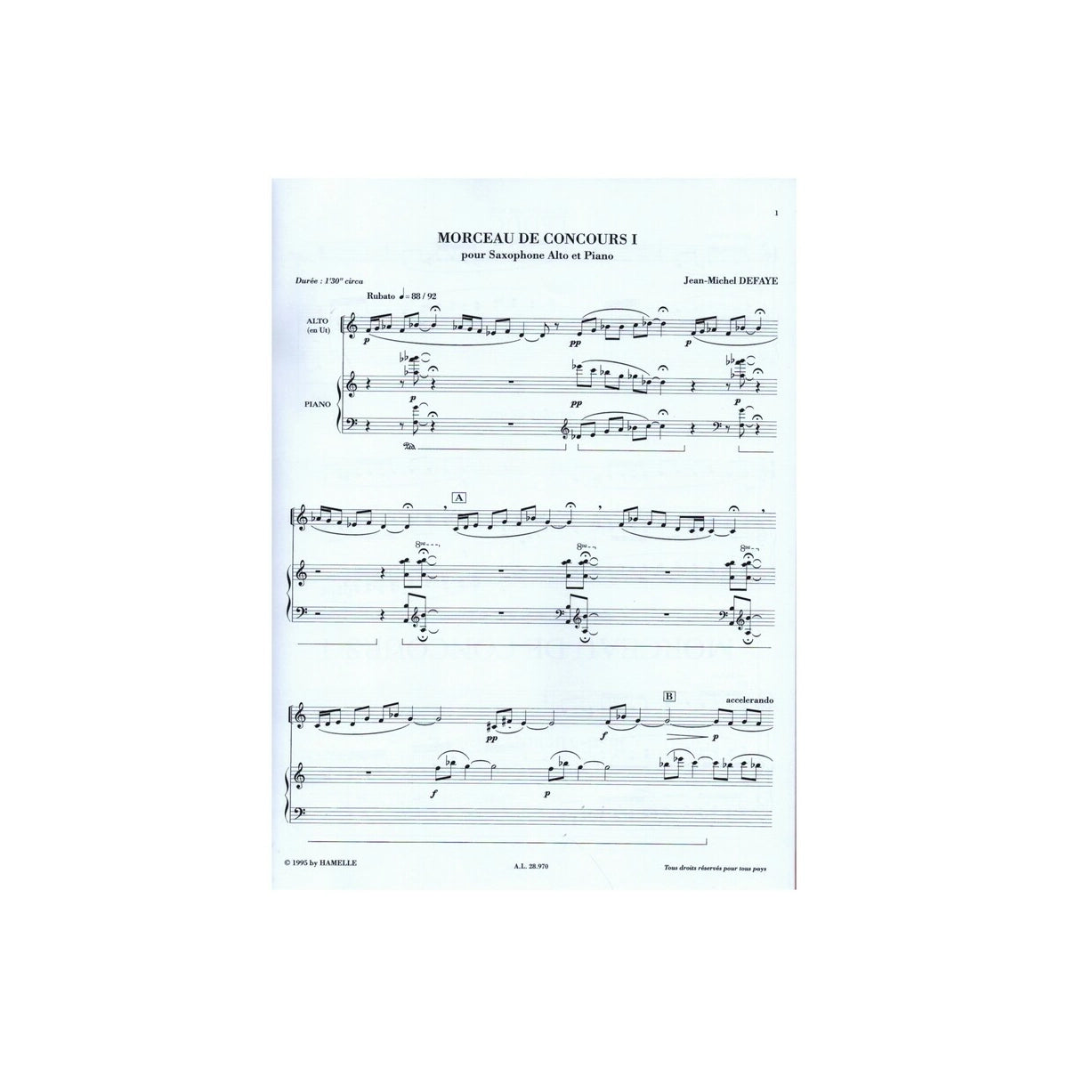 Defaye, Morceau de Concours vol.1 View 2