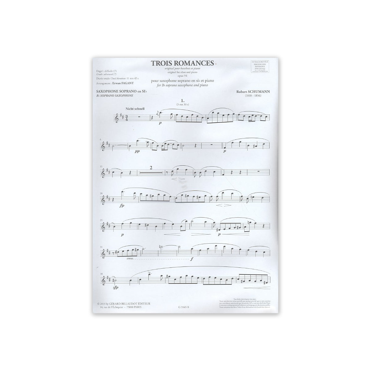 Schumann, 3 Romances op.94