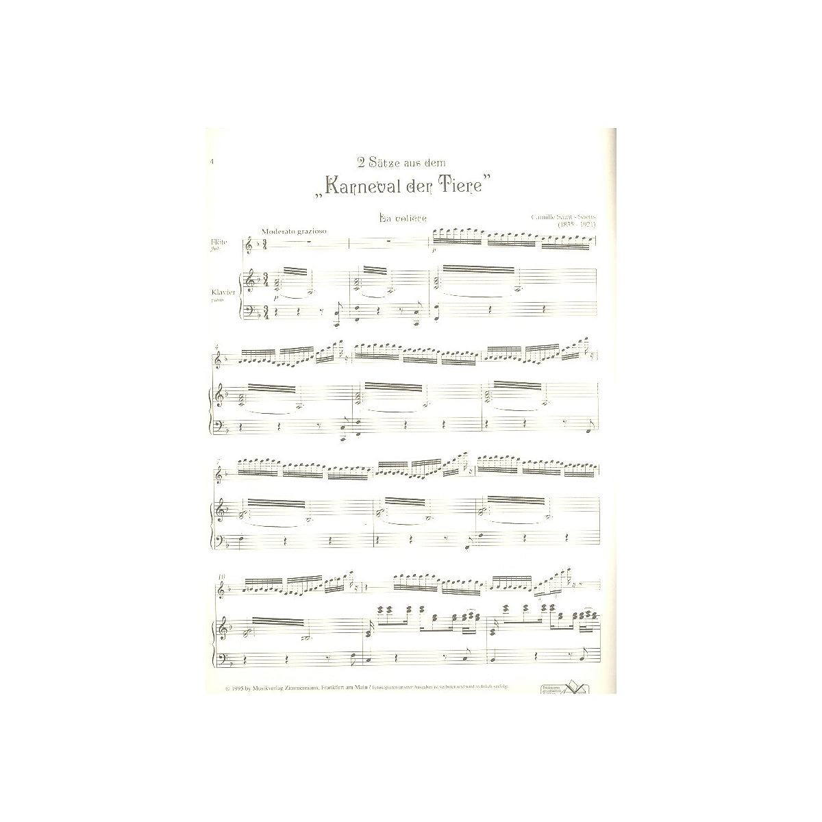 Saint-Saëns, Karneval der Tiere View 3