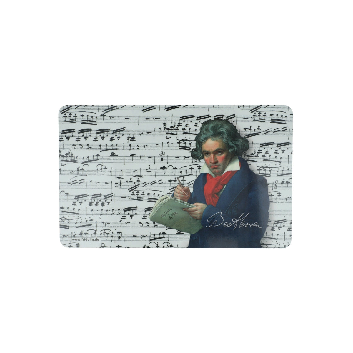 Chopping board with Beethoven motif