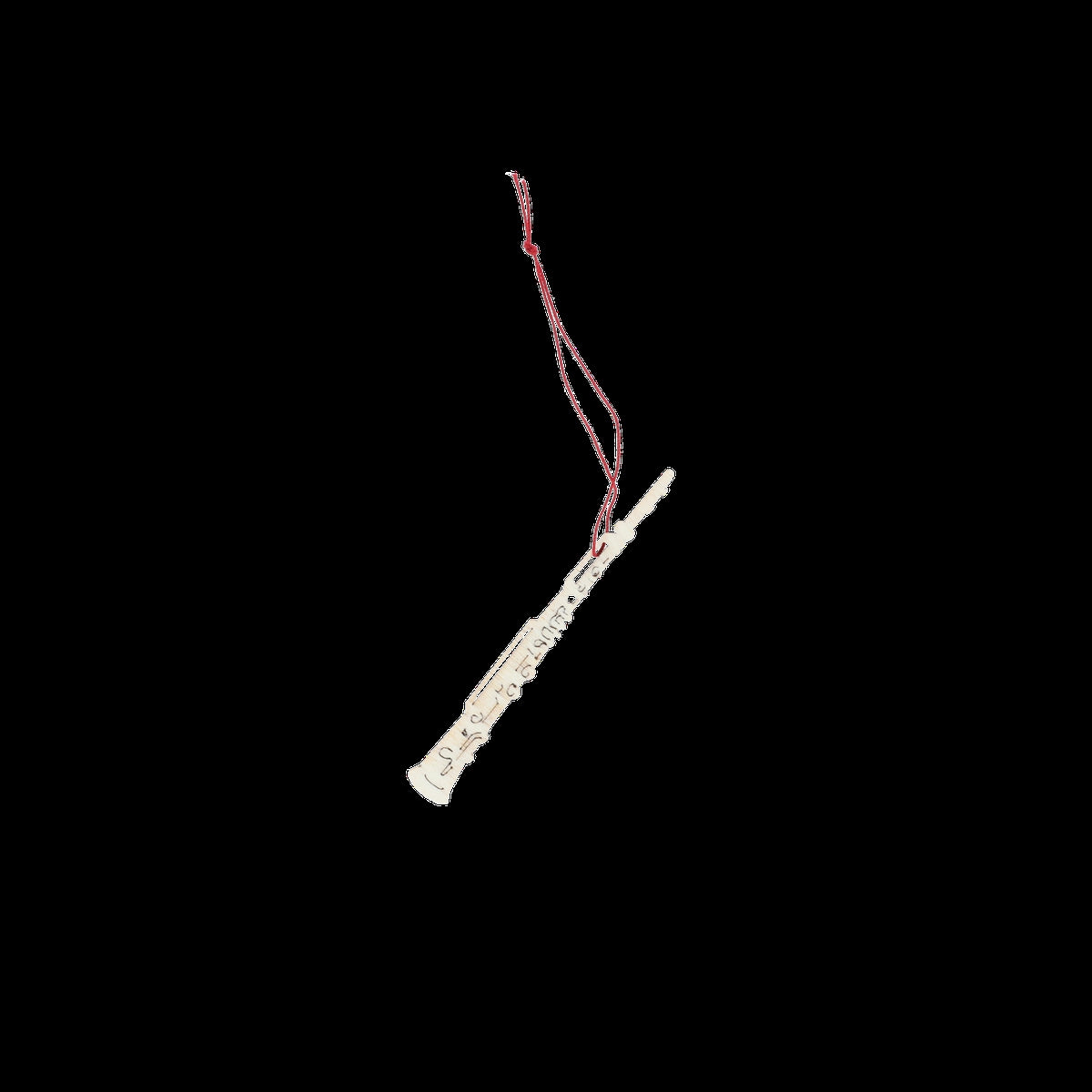 Oboe pendant poplar wood