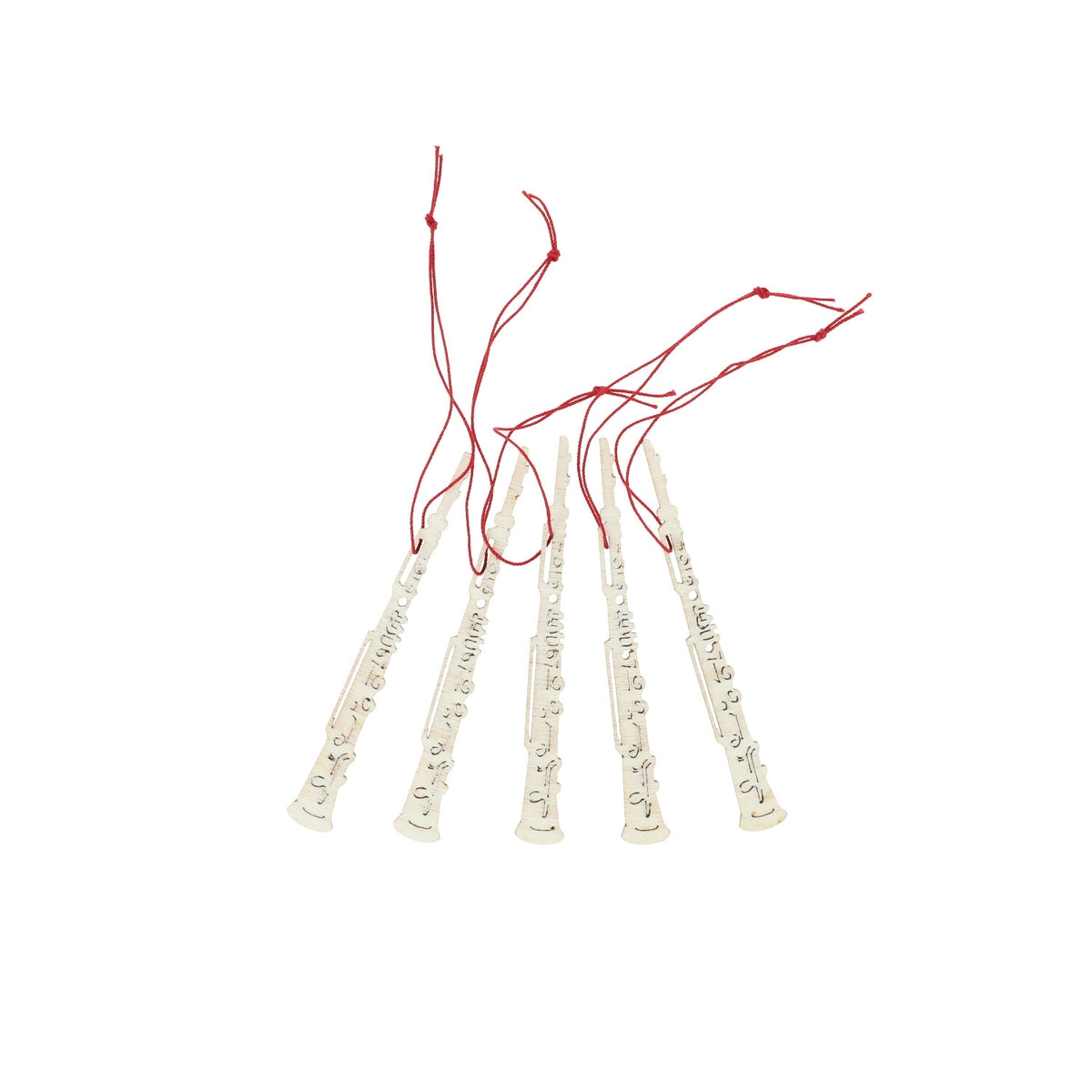 Oboe pendant poplar wood