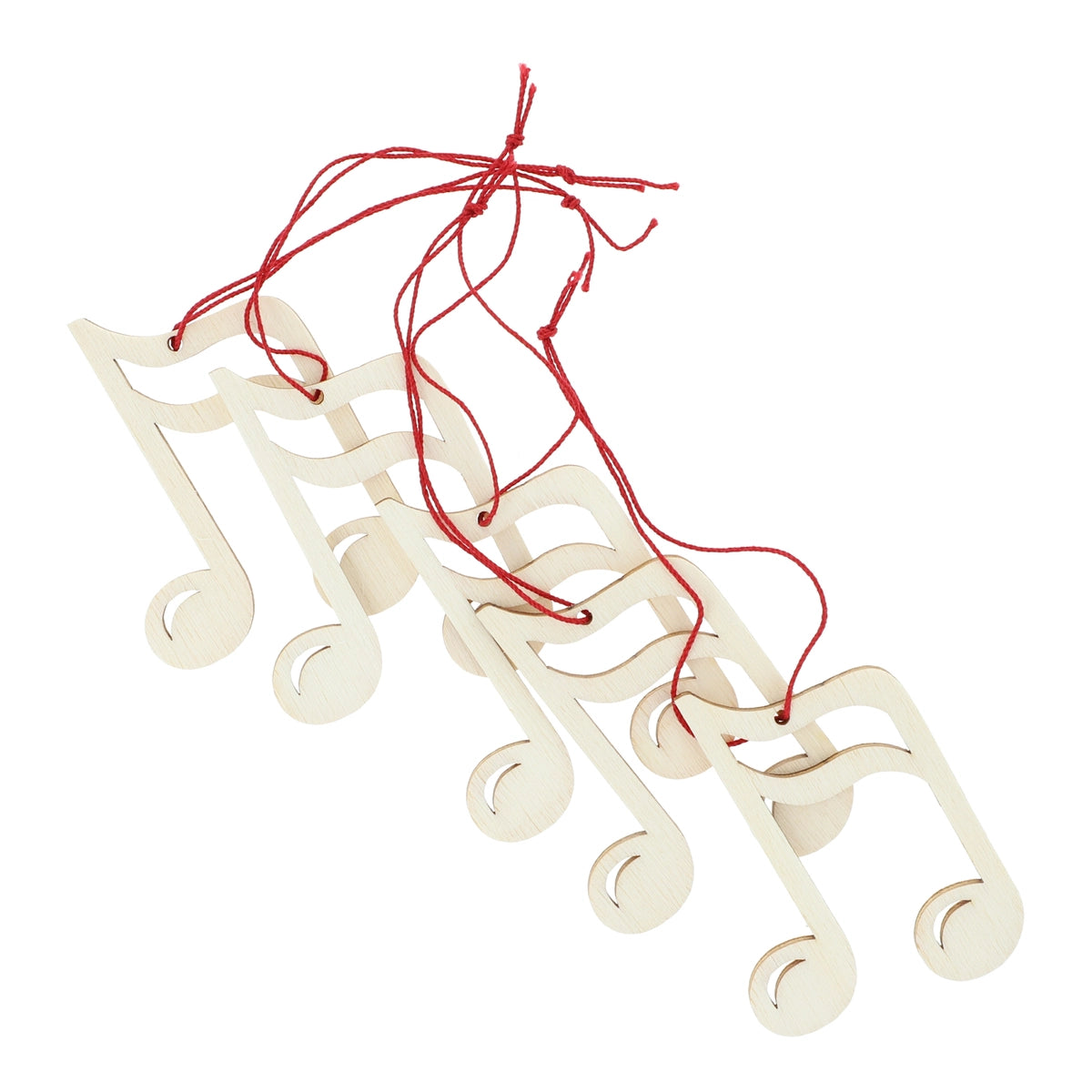 Pendant 16th note poplar wood