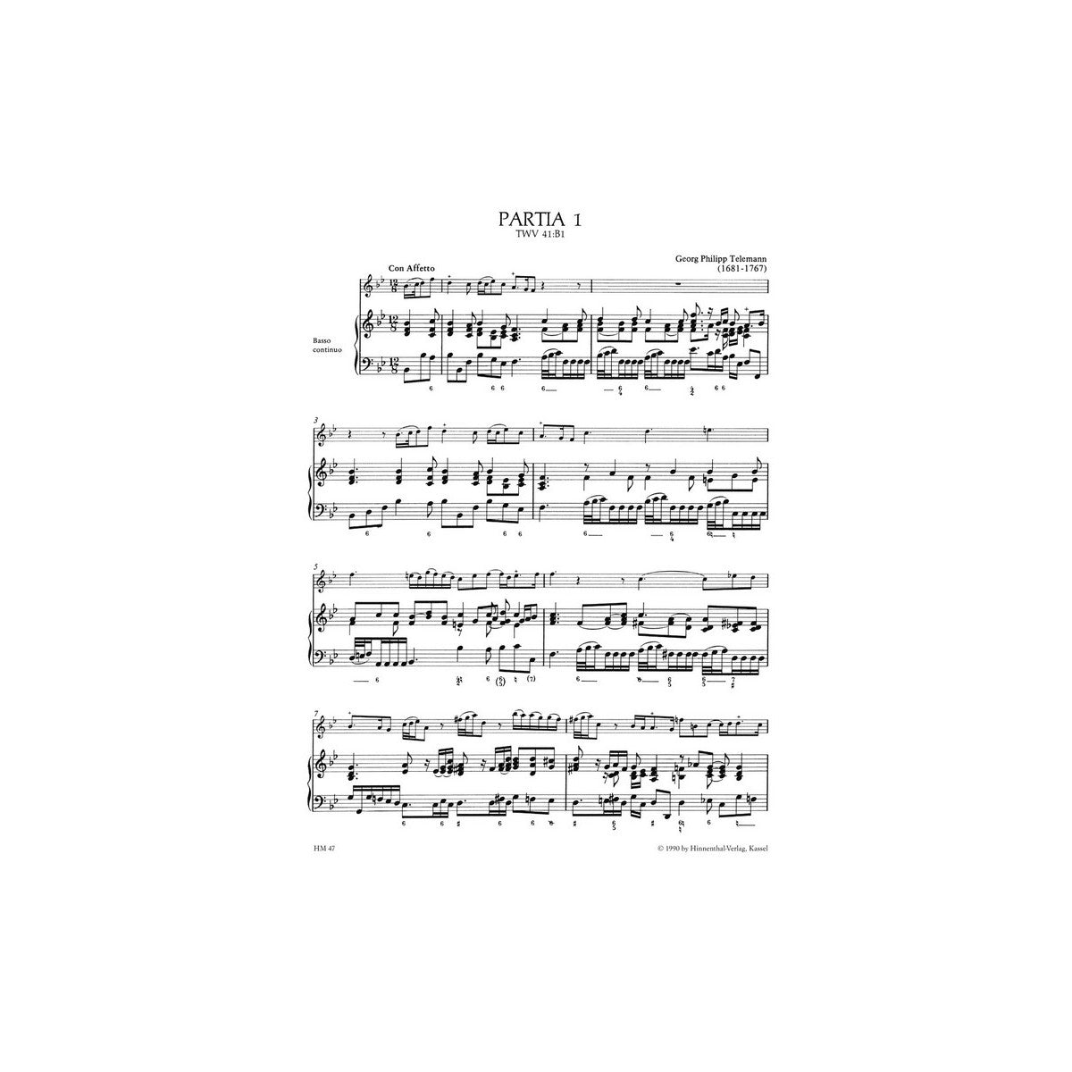 Telemann, Kleine Kammermusik View 2