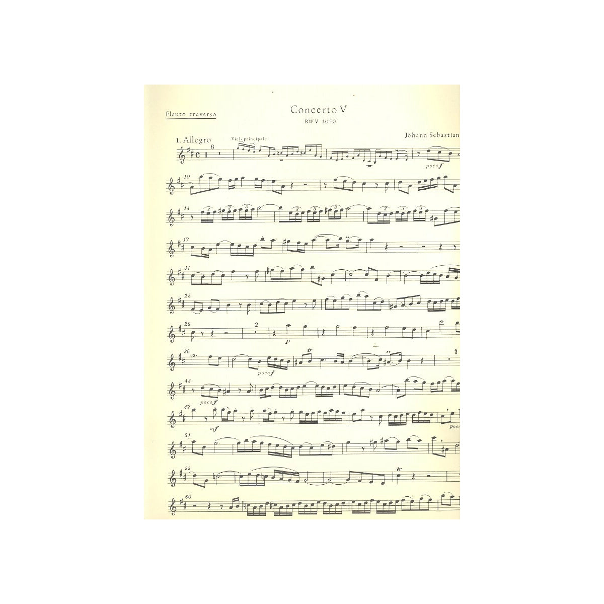 Bach, Brandenburgisches Konzert Nr.5-48395 View 1