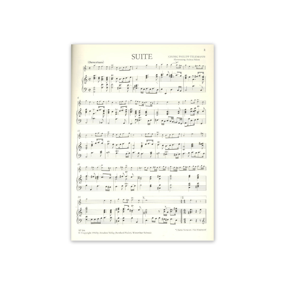 Telemann, Suite a-Moll-48428 View 1