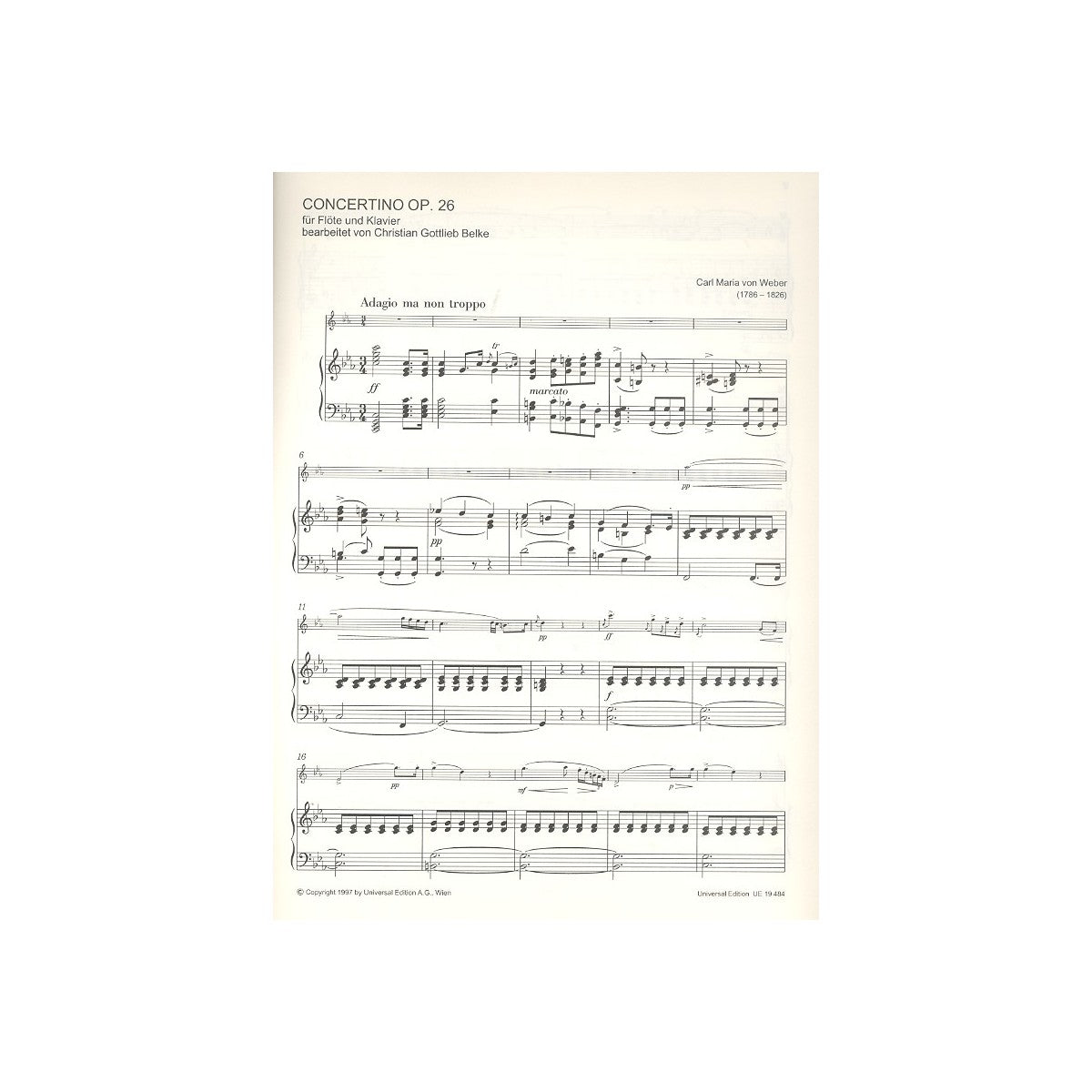 Weber, Concertino op.26-4842 View 1