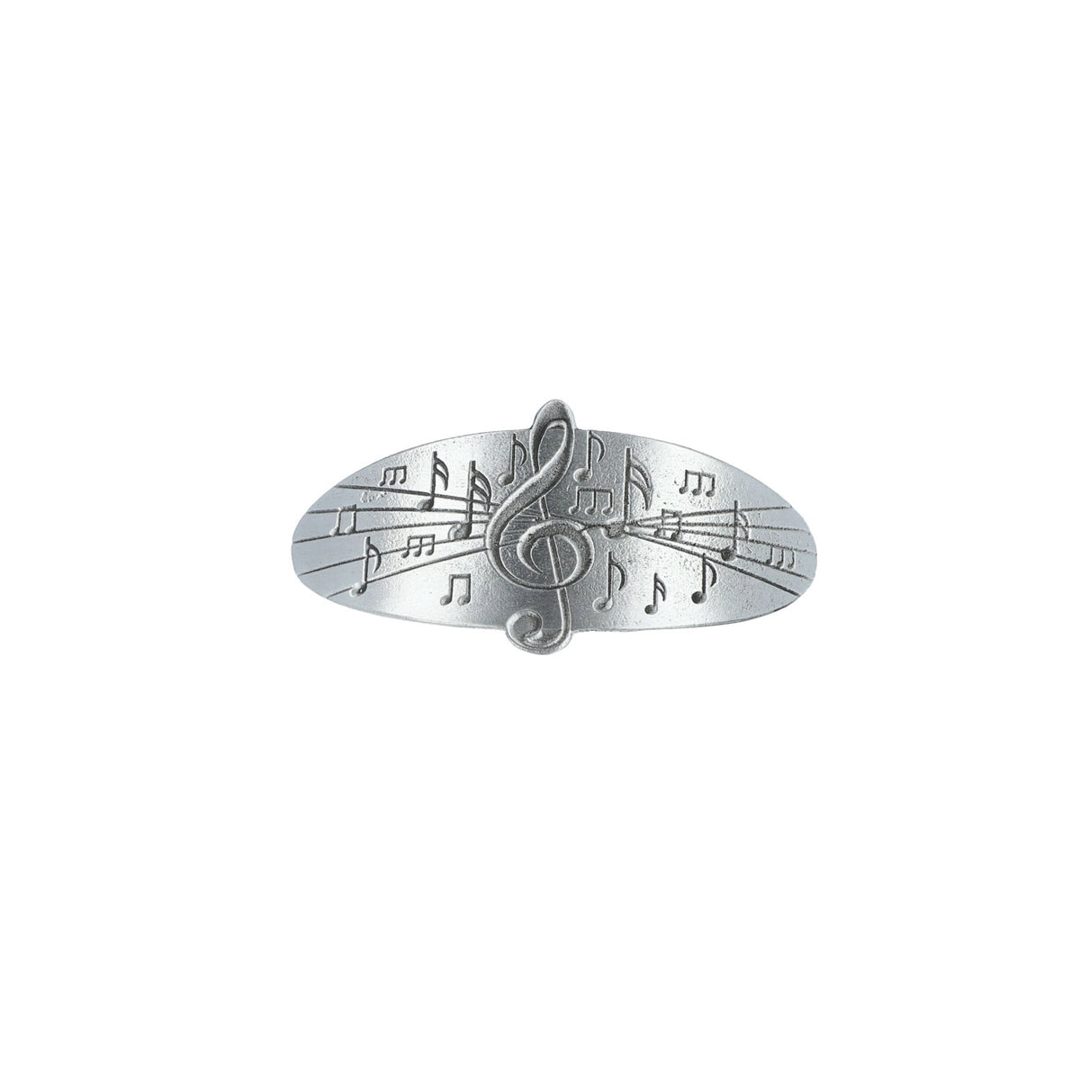 Hair clip treble clef REED music