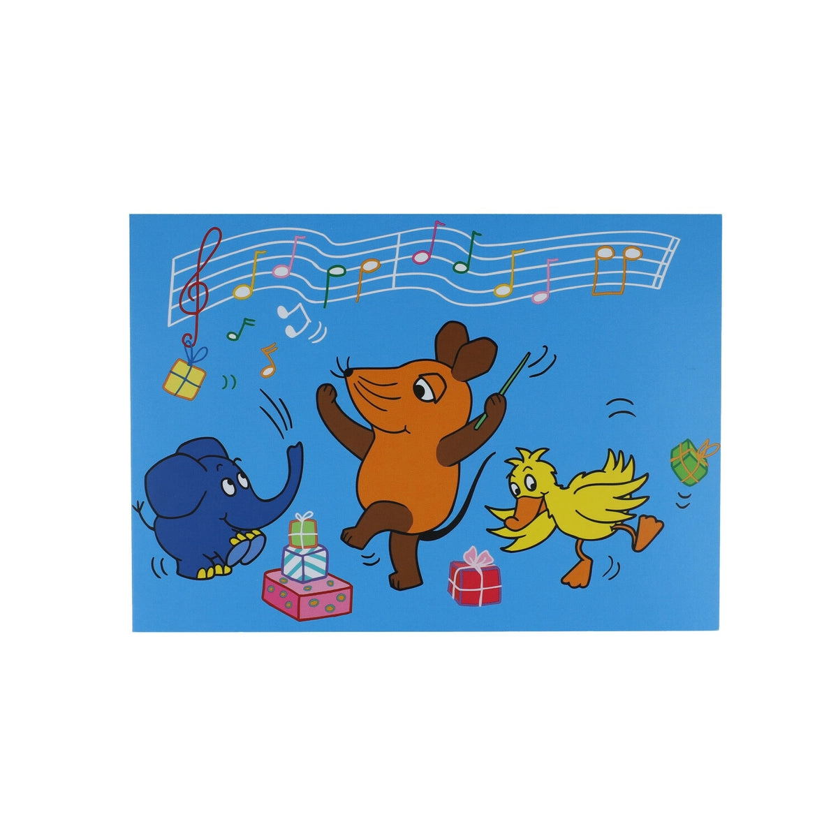 Programme with the Mouse postcard