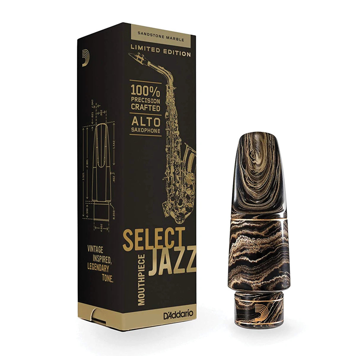 MUNDSTÜCK ALTSAXOPHON D'ADDARIO D8 SELECT JAZZ MARBLE View 2