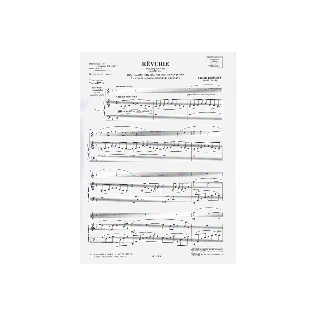Debussy, Reverie View 1