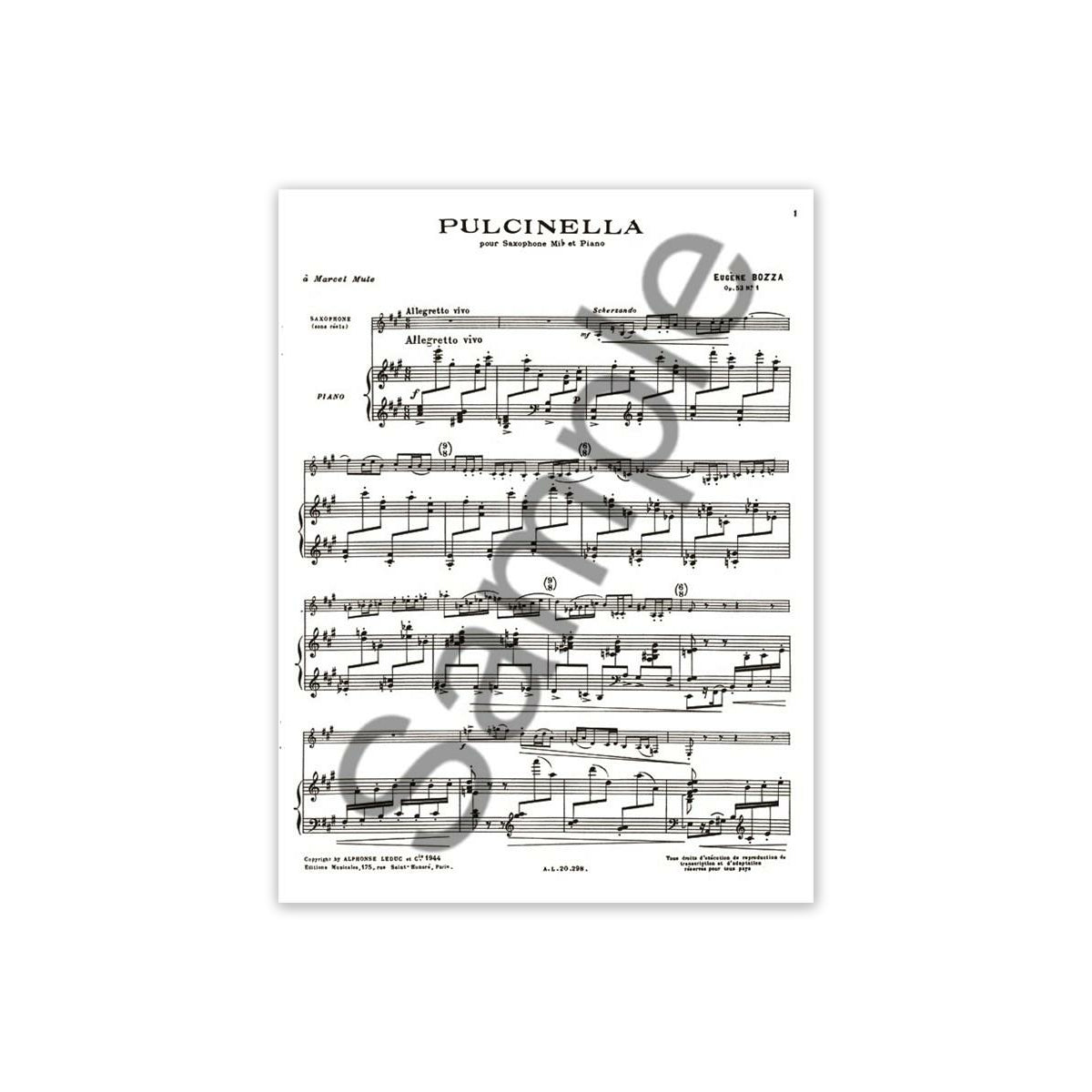 Bozza, Pulcinella View 2