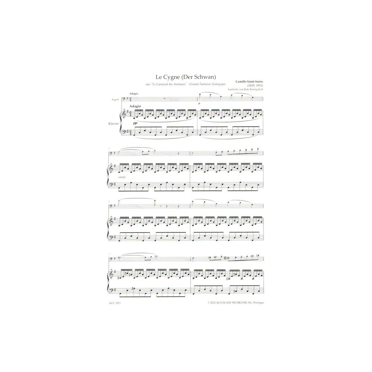 Saint-Saëns, Der Schwan-49147 View 2
