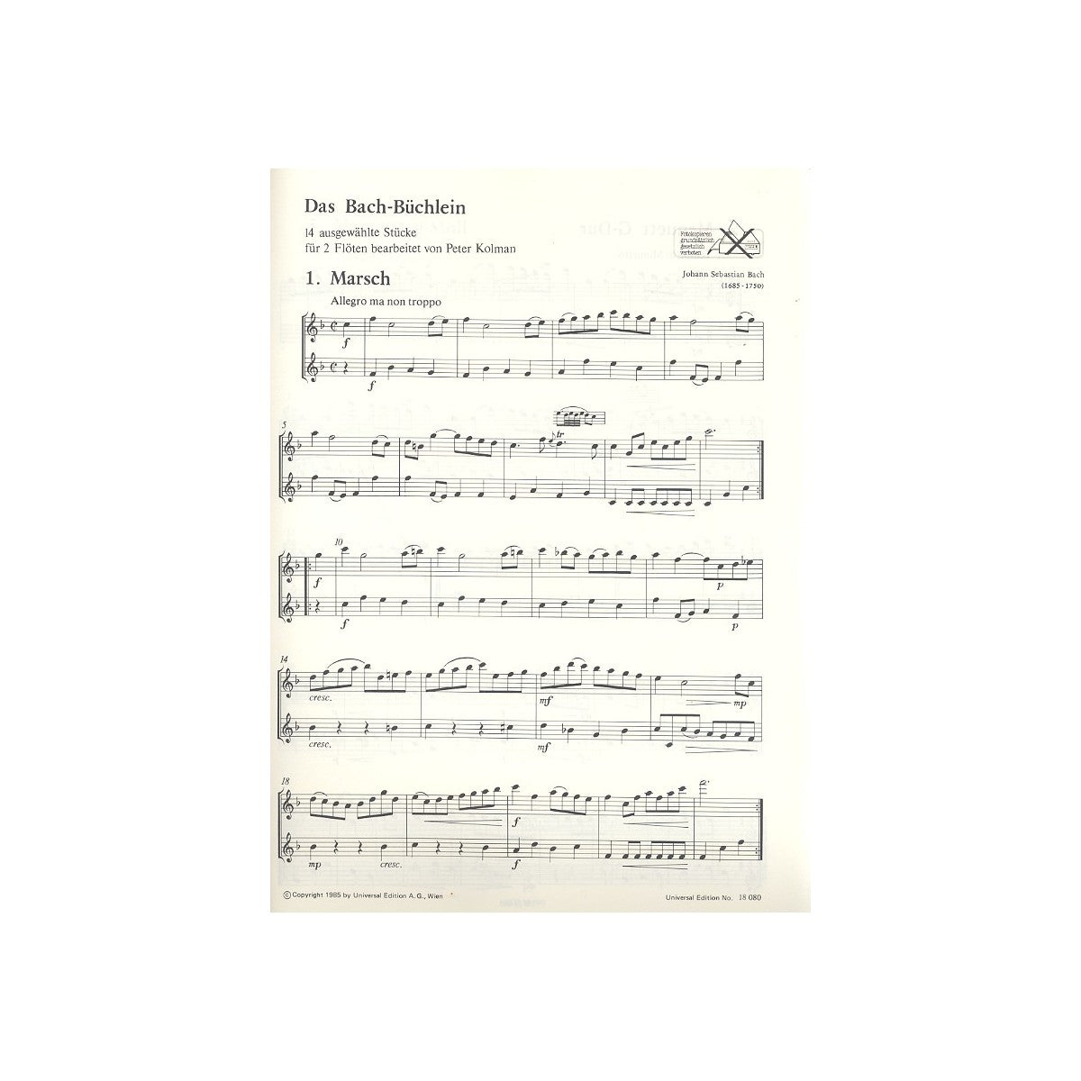 Das Bach-Büchlein View 1