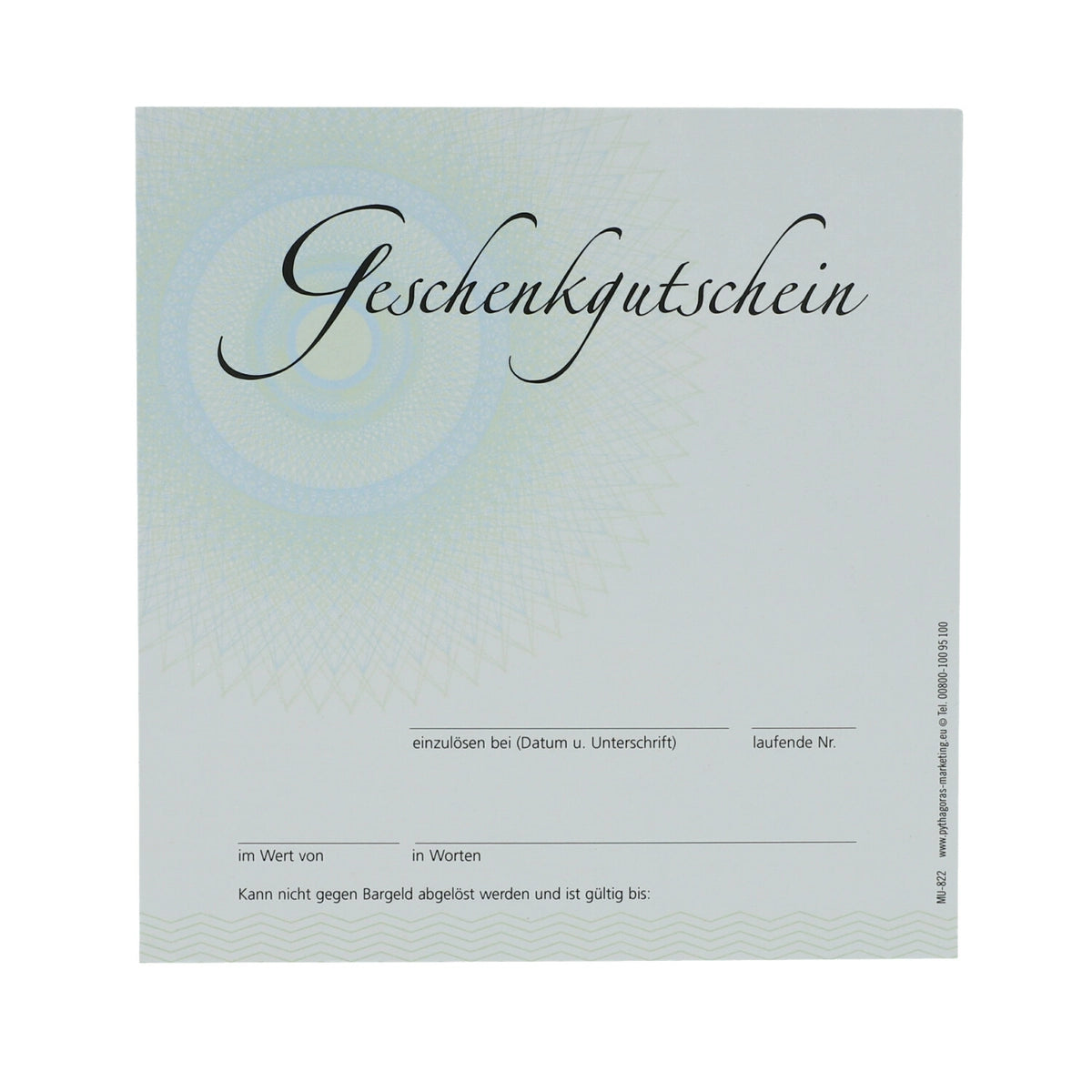 Postcard voucher SAXOPHONE
