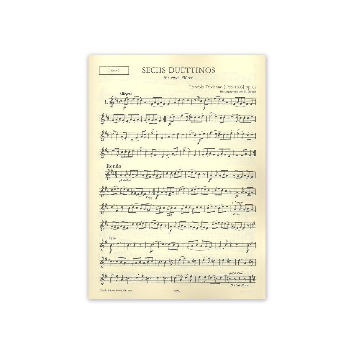 Devienne, 6 Duettinos op.82 View 1