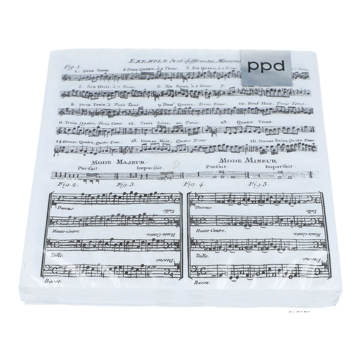 Servietten Adagio white