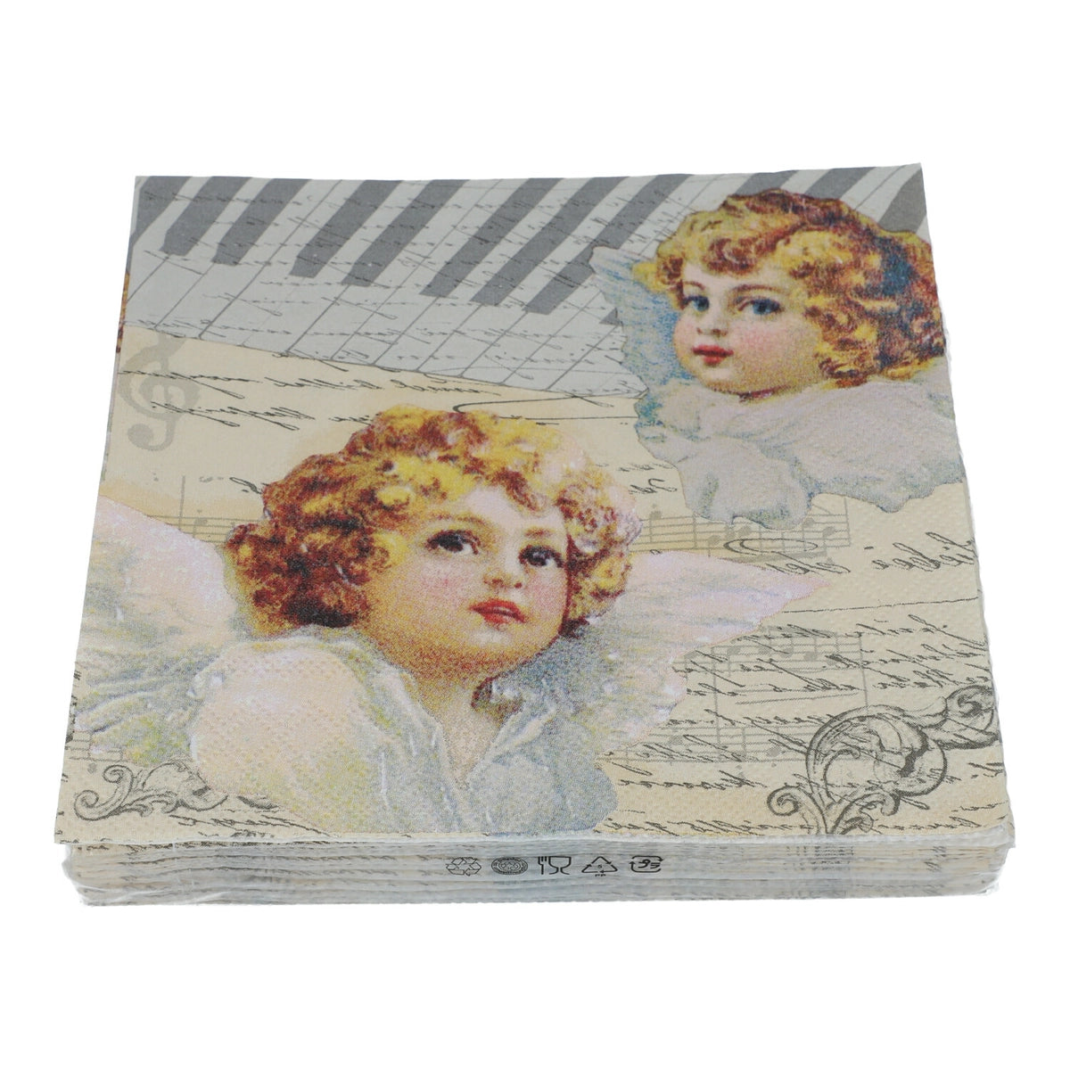 Napkins angel faces