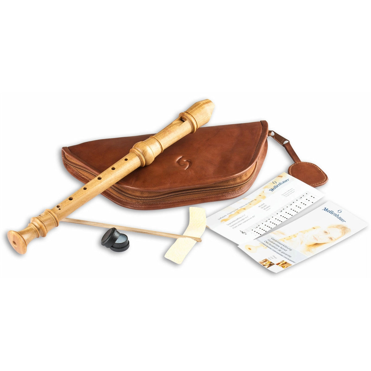 DESCANT RECORDER MOLLENHAUER DE-1101 Satinwood natural