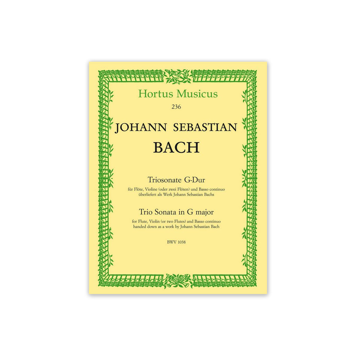 Bach, Triosonate G-Dur BWV1038 View 2