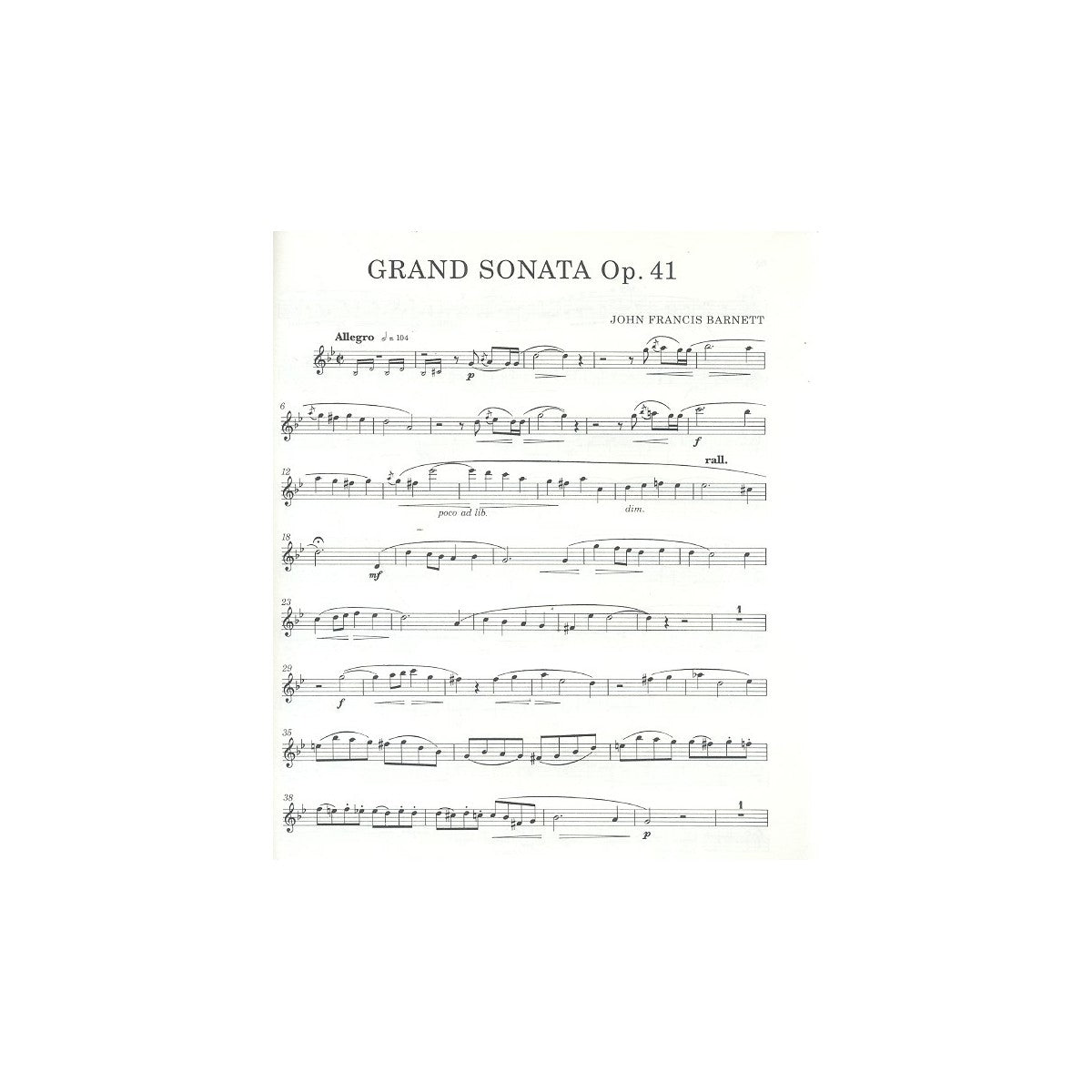 Barnett, Grand Sonata op.41 View 1