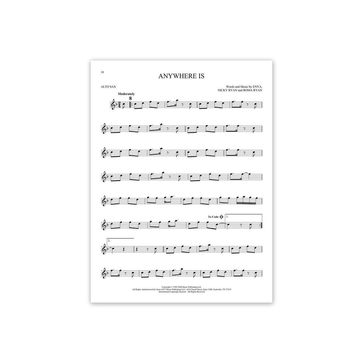 101 Most Beautiful Songs for alto saxophone View 2
