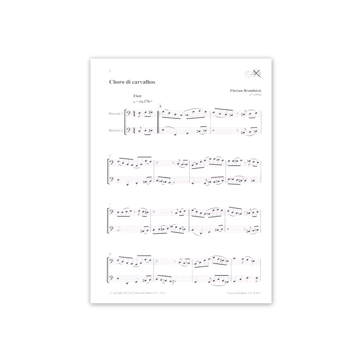 Bramböck, Afro-Latin Bassoon Duets