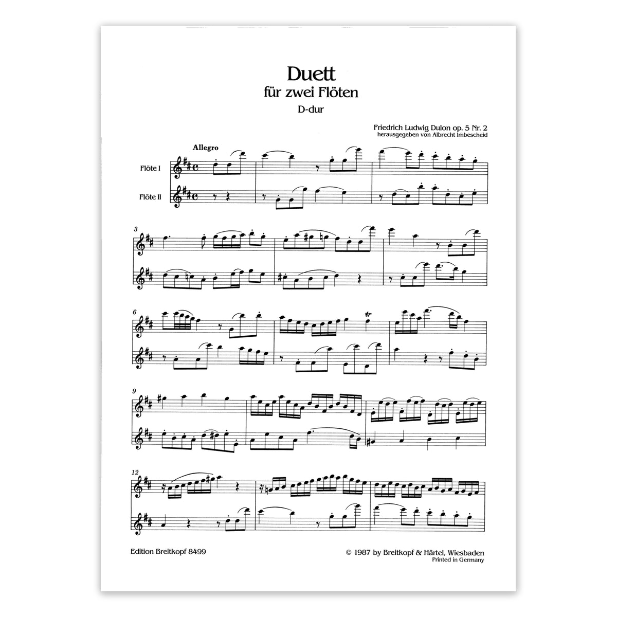 Dulon, Duett D-Dur op.5,2 View 2