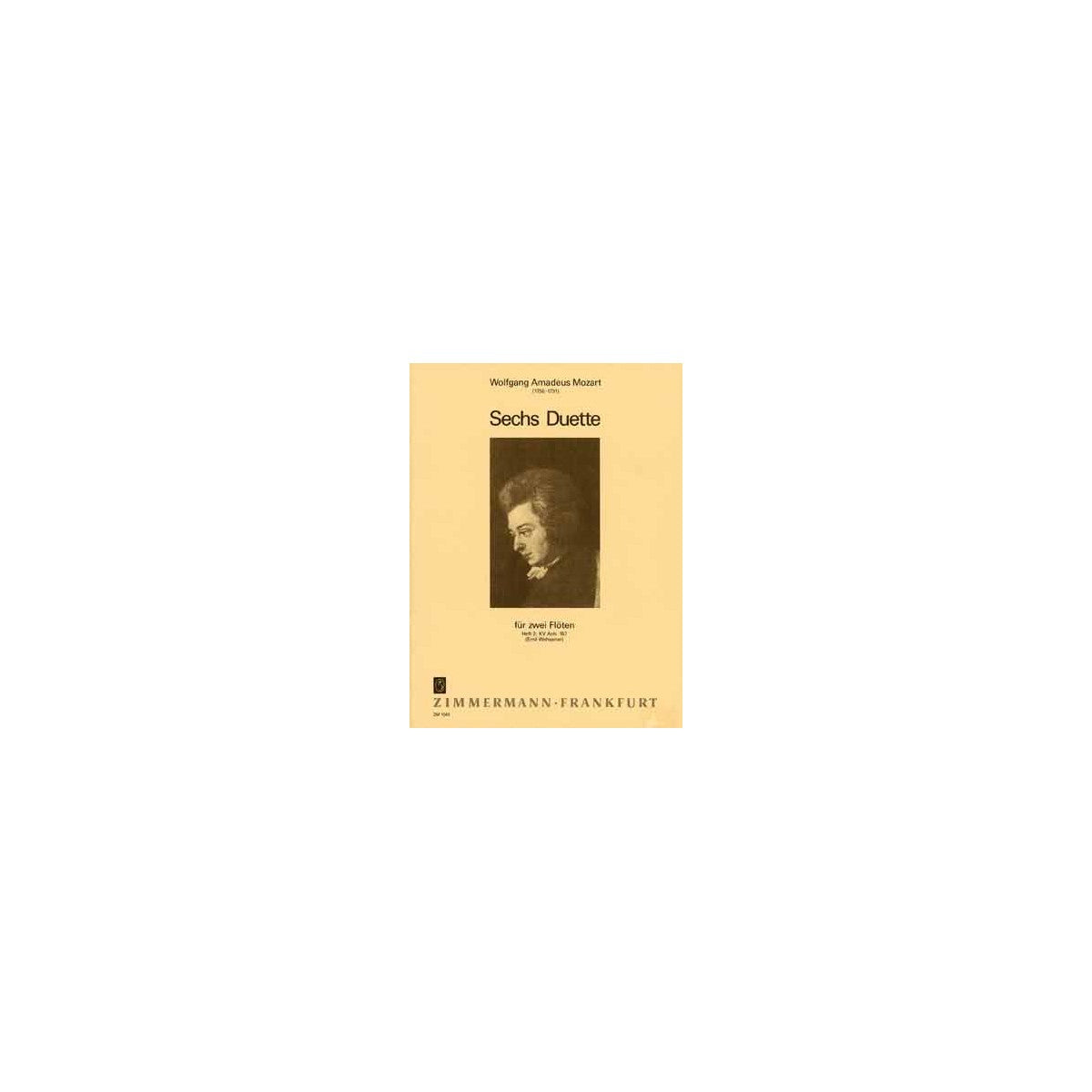 Mozart, Sechs Duette KVAnh.157 Heft 2 View 1
