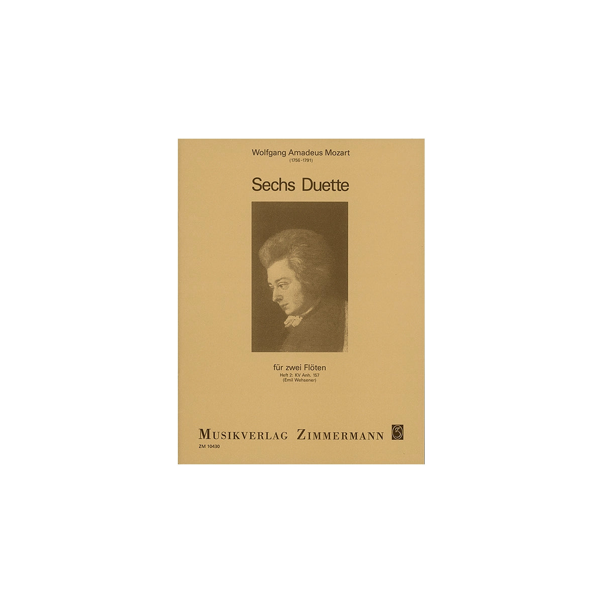Mozart, Sechs Duette KVAnh.157 Heft 2 View 2