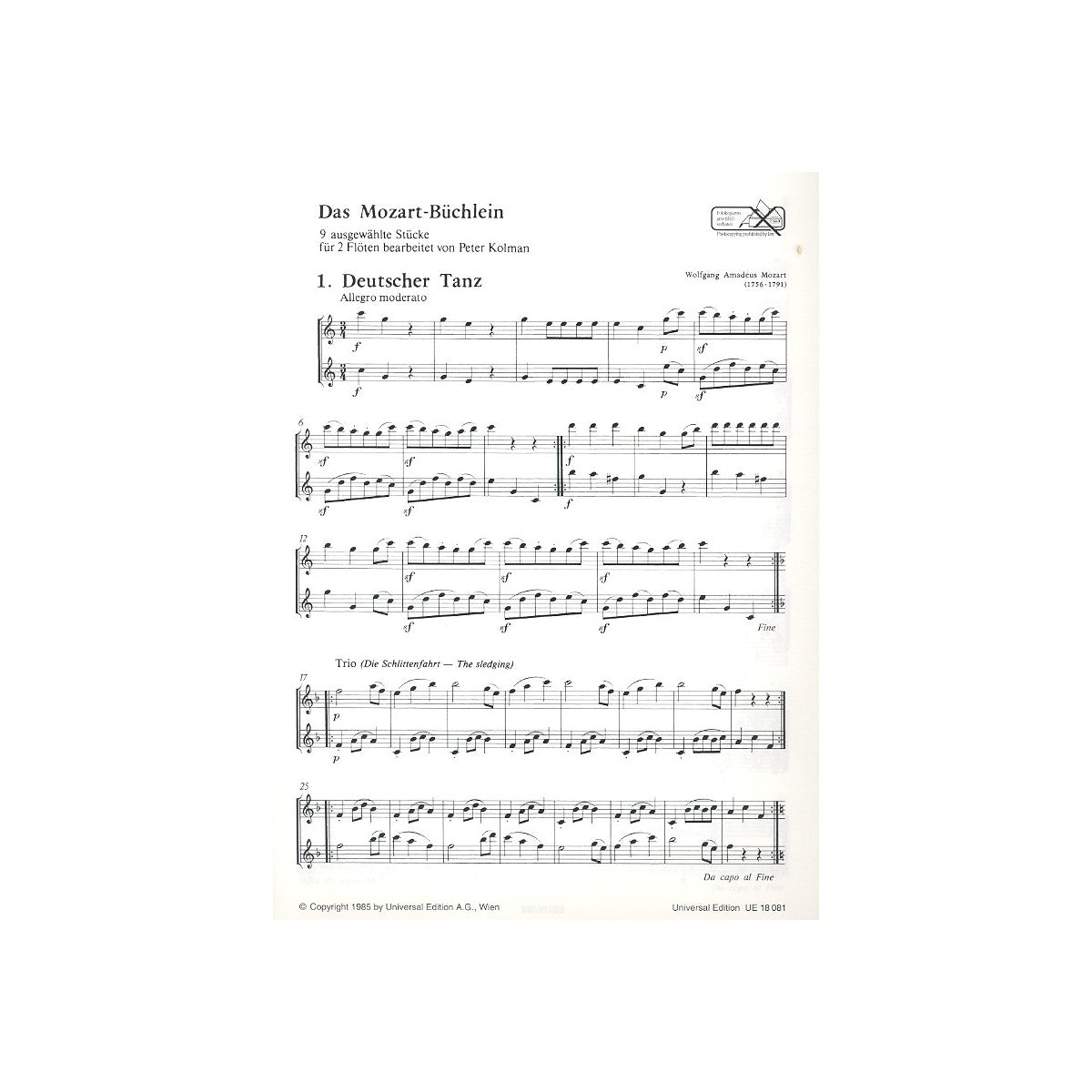 Das Mozart-Büchlein View 2