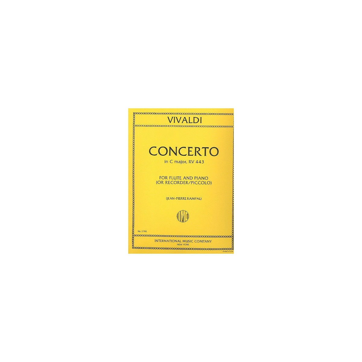 Vivaldi, Concerto c major RV443 View 1