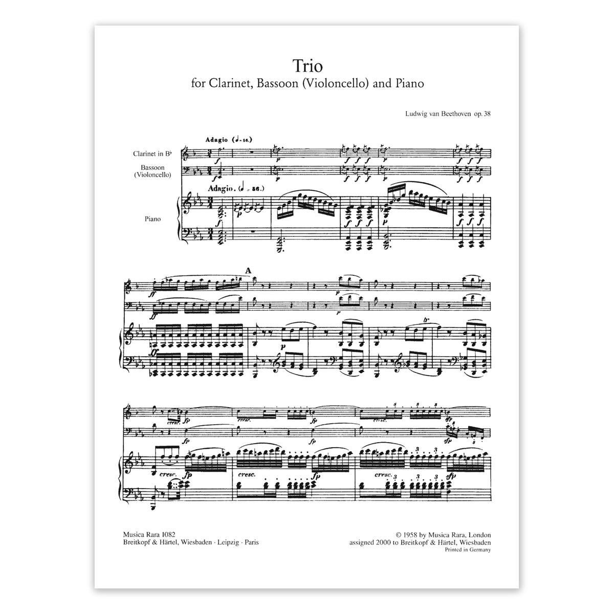 Beethoven, Trio op.38 View 2