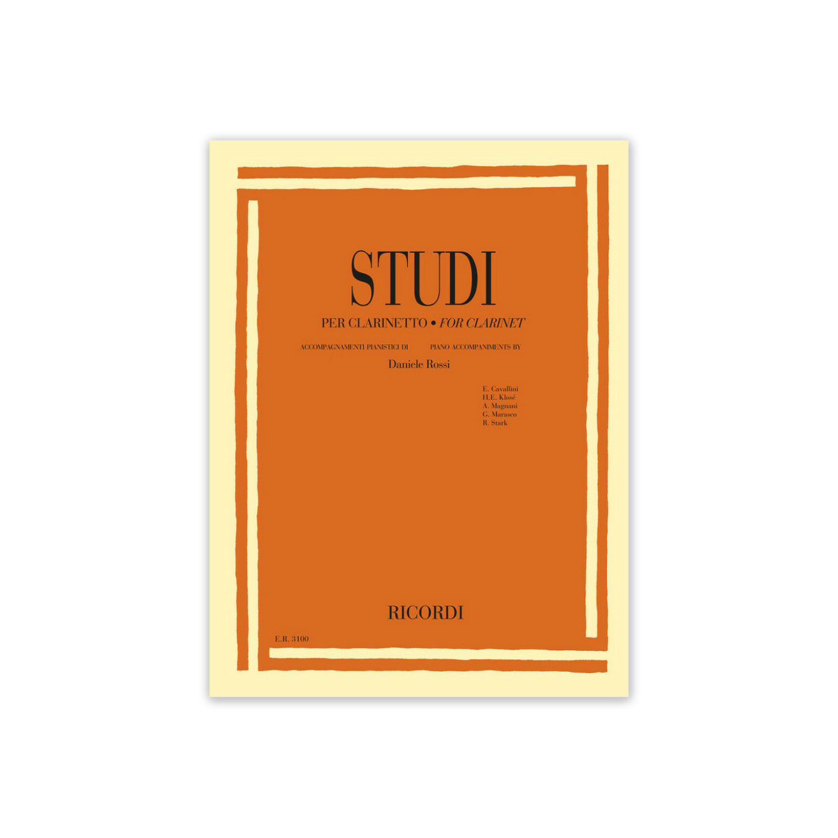 Studi per clarinetto