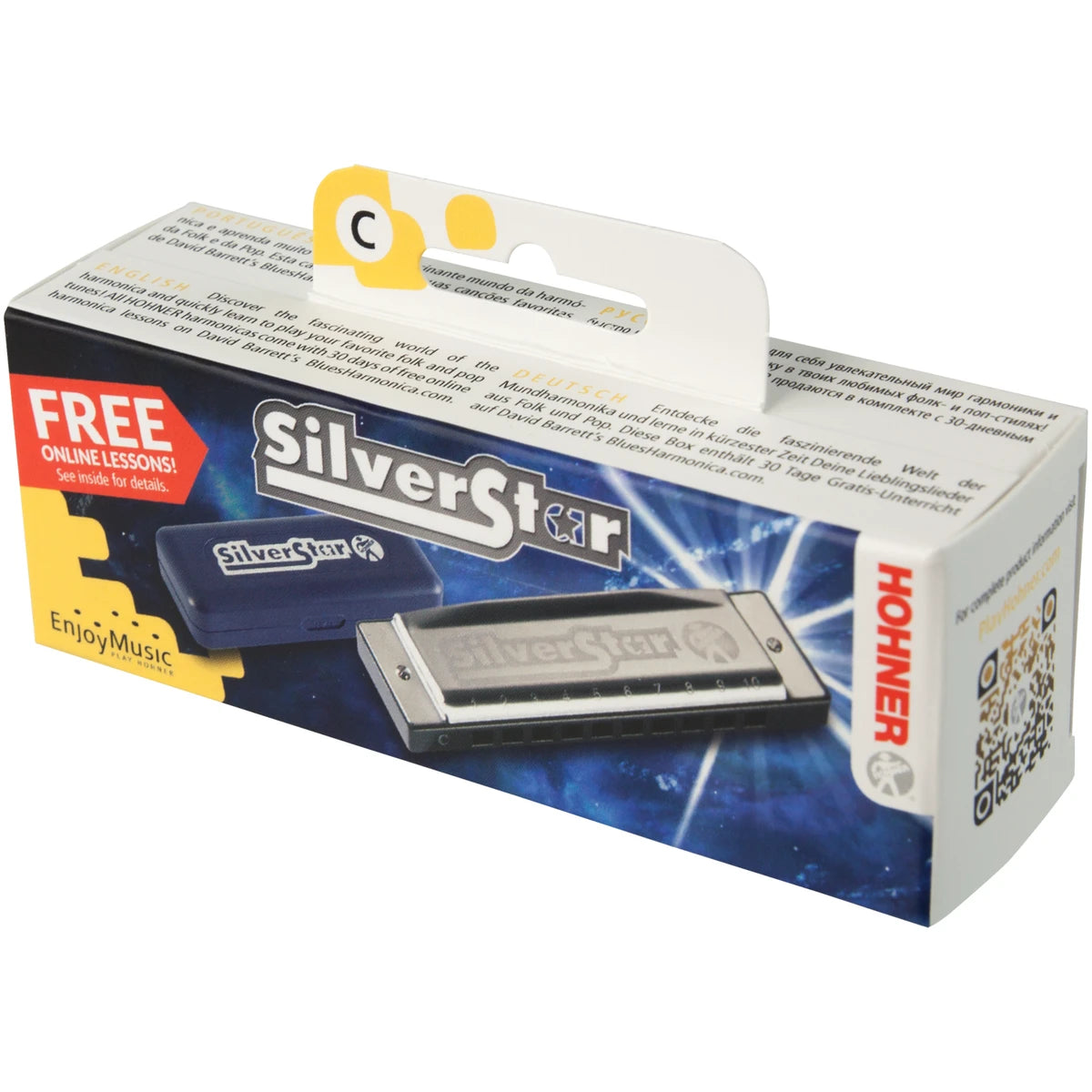 MUNDHARMONIKA HOHNER Silver Star, C View 1