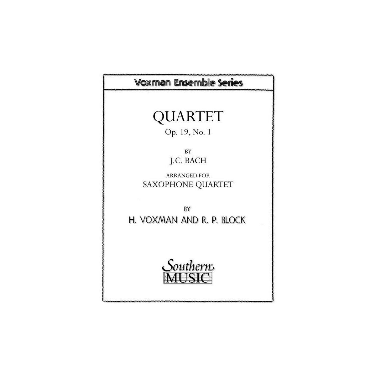 Bach, J.Chr.Fr., Quartet op.19 no.1 View 1