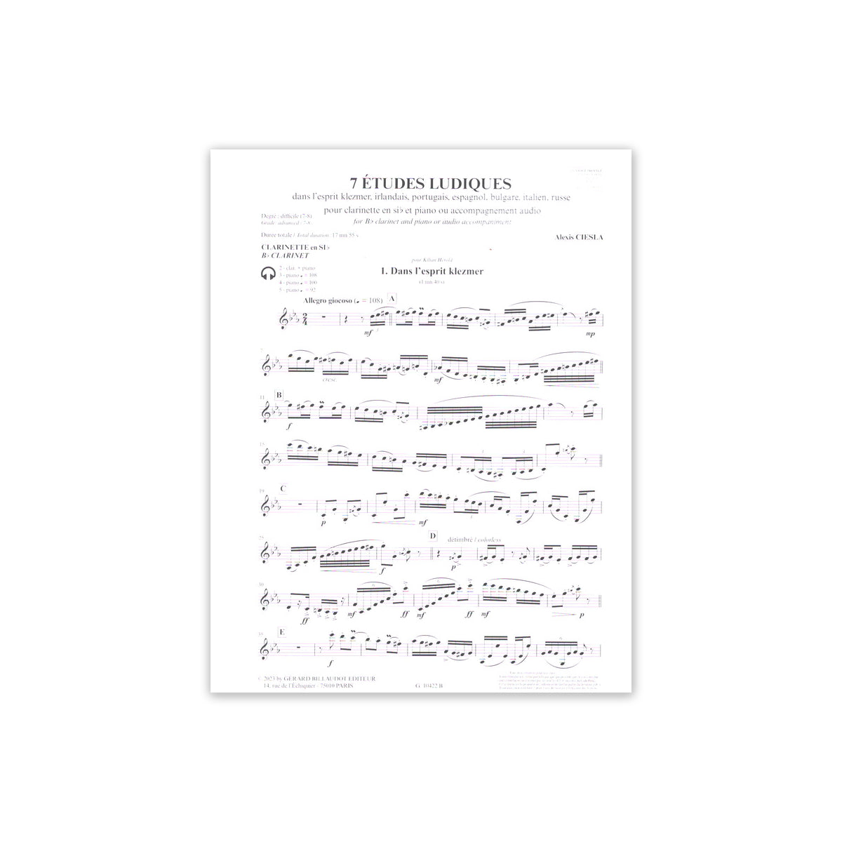 Ciesla, 7 études ludiques View 1