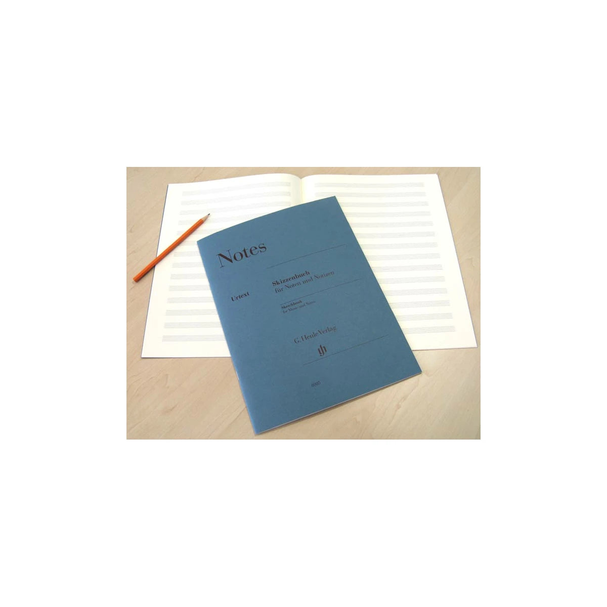 Skizzenbuch für Noten und Notizen View 2