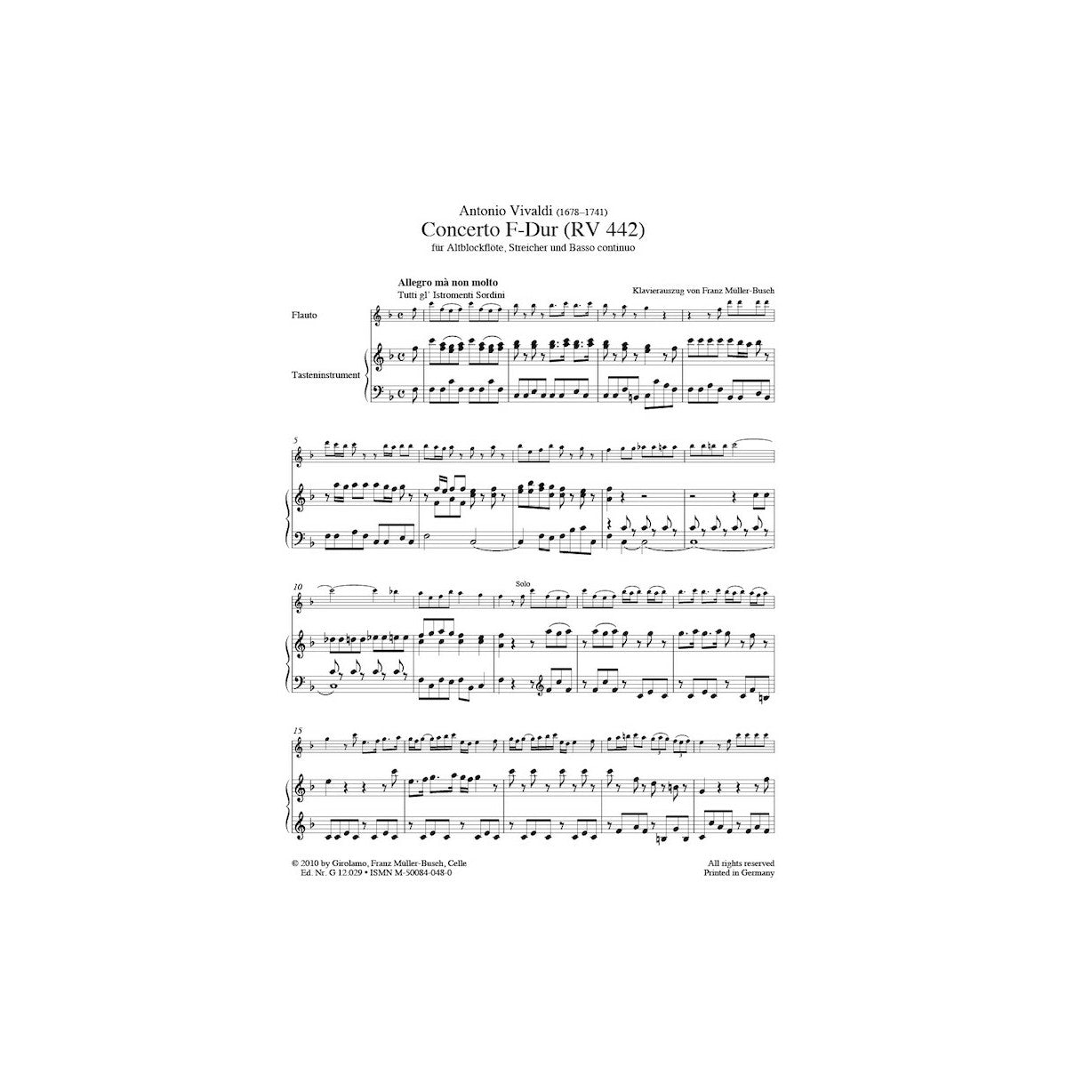 Vivaldi, Konzert F-Dur RV442-50611 View 1