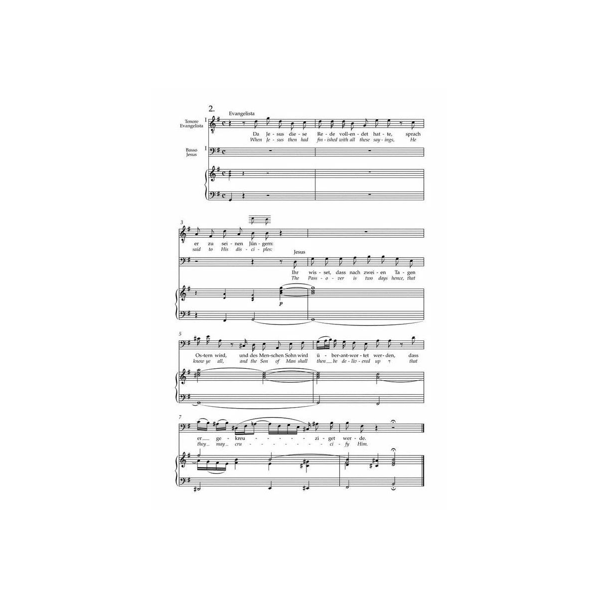Bach, Johann Sebastian Matthäus-Passion BWV24 View 1