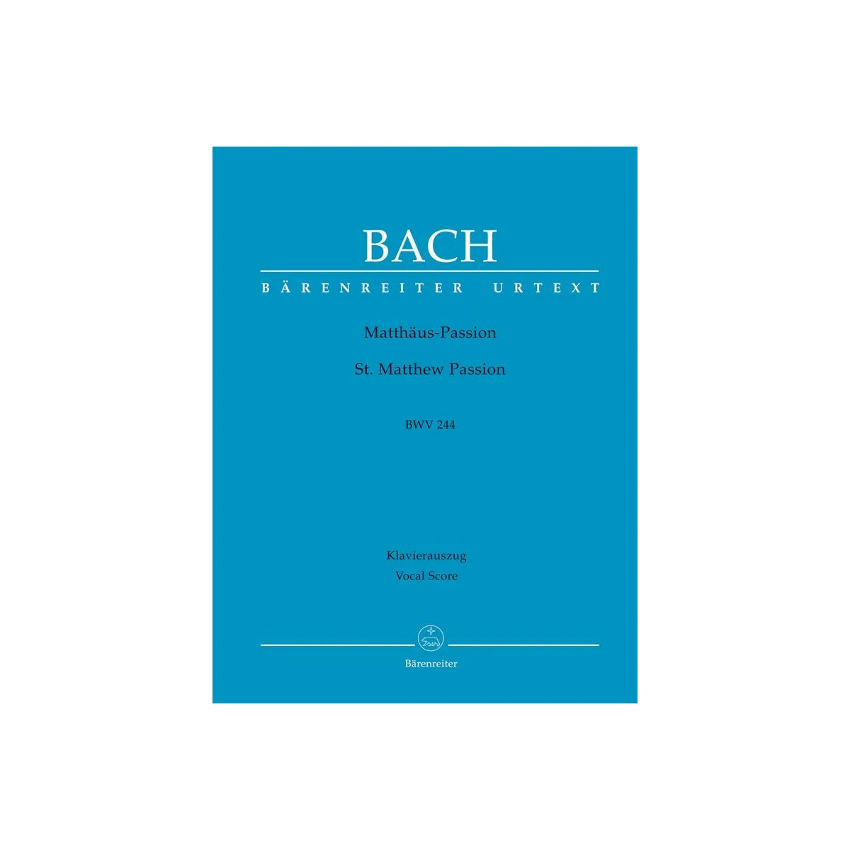 Bach, Johann Sebastian Matthäus-Passion BWV24 View 2