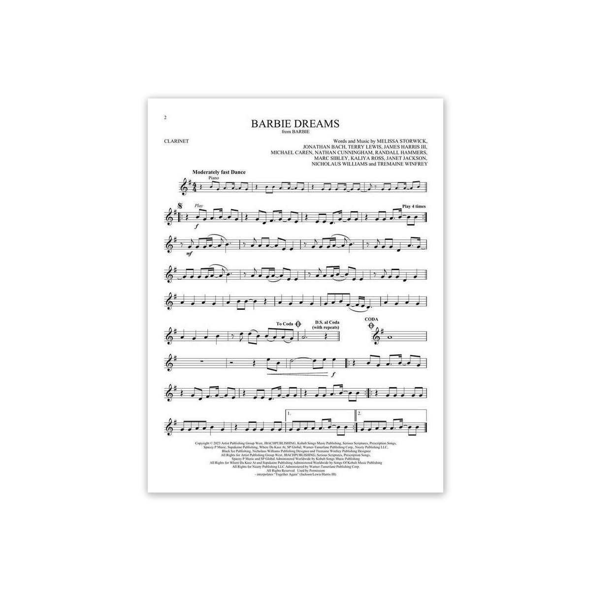 Songs from Barbie, The Little Mermaid - AUDIO View 1