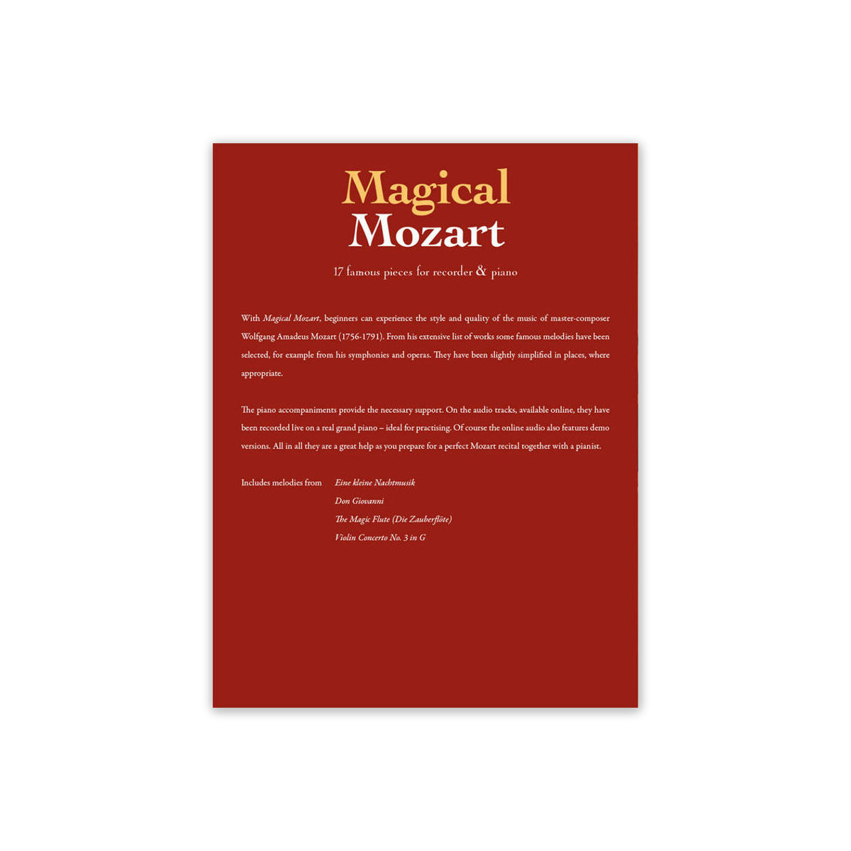 Magical Mozart - Audio