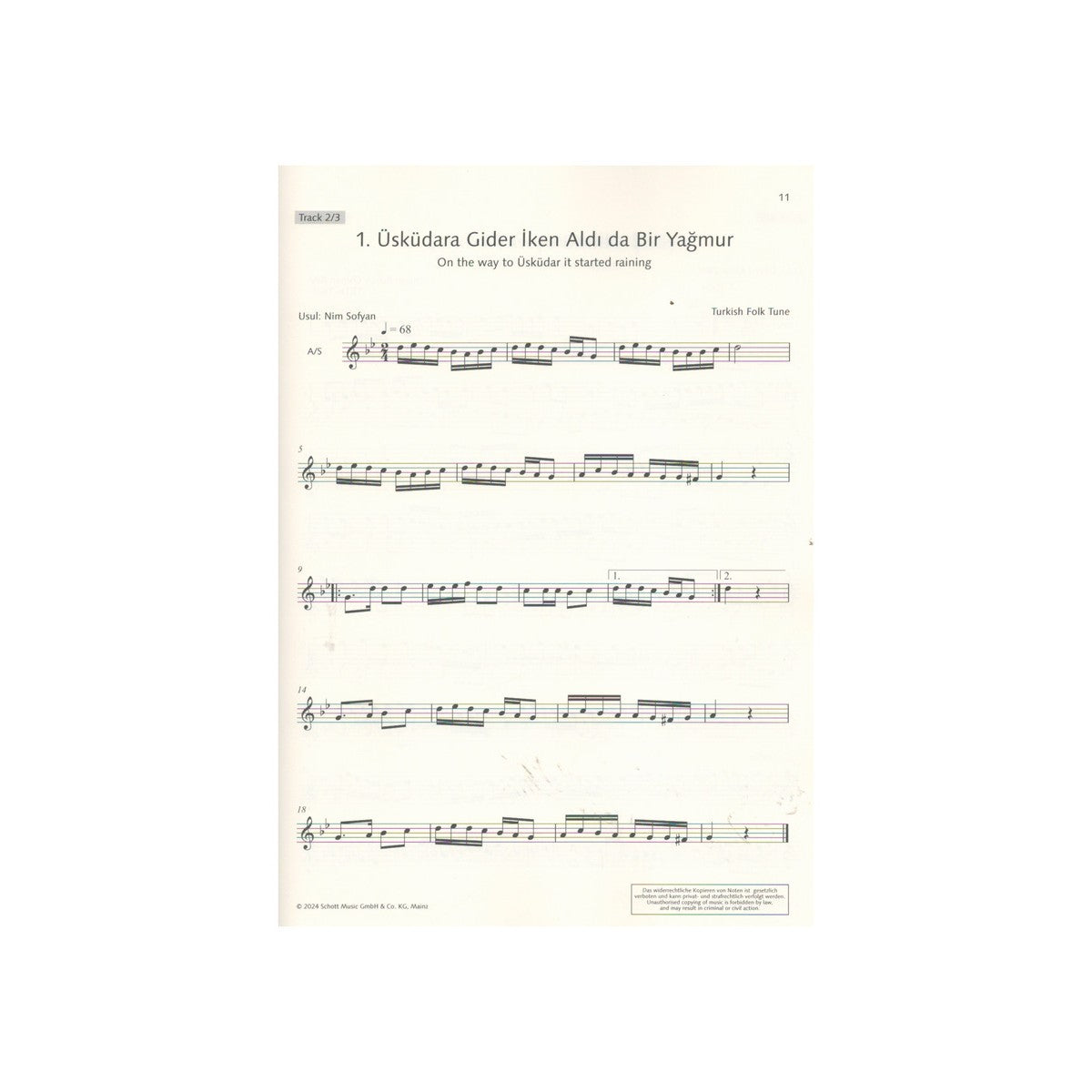 Turkish Folk Tunes (+Online-Audio) for record View 2