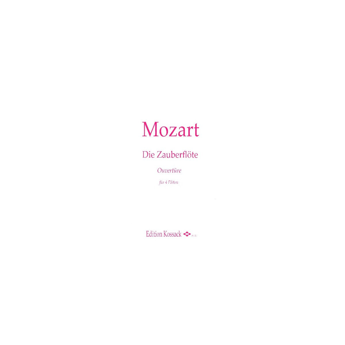 Mozart, Ouvertüre zu "Die Zauberflöte" View 1
