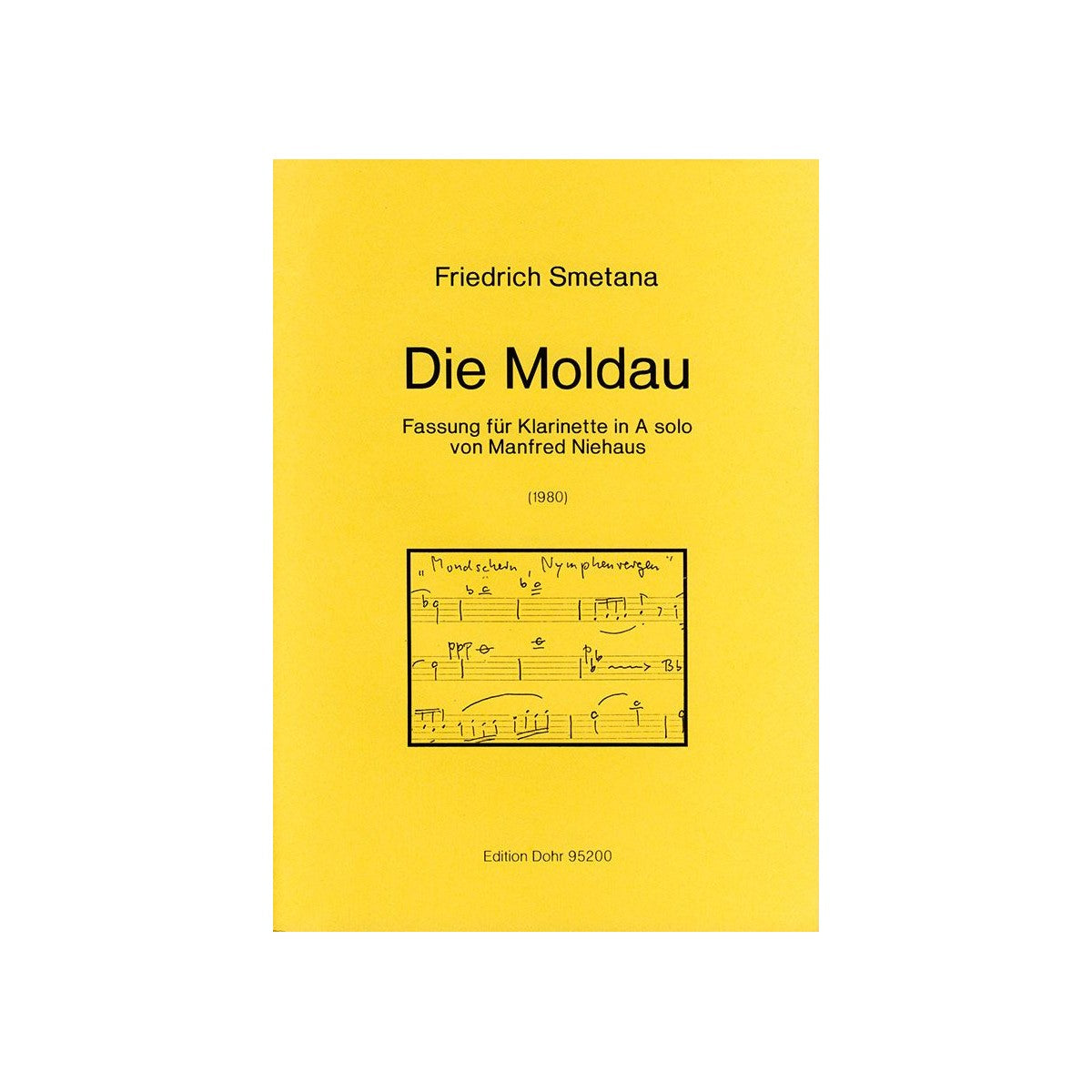 Smetana, Bedrich Die Moldau für Klarinette in View 1