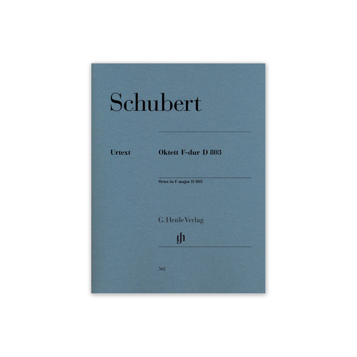 Schubert, Franz Oktett F-Dur D803 für Klarine