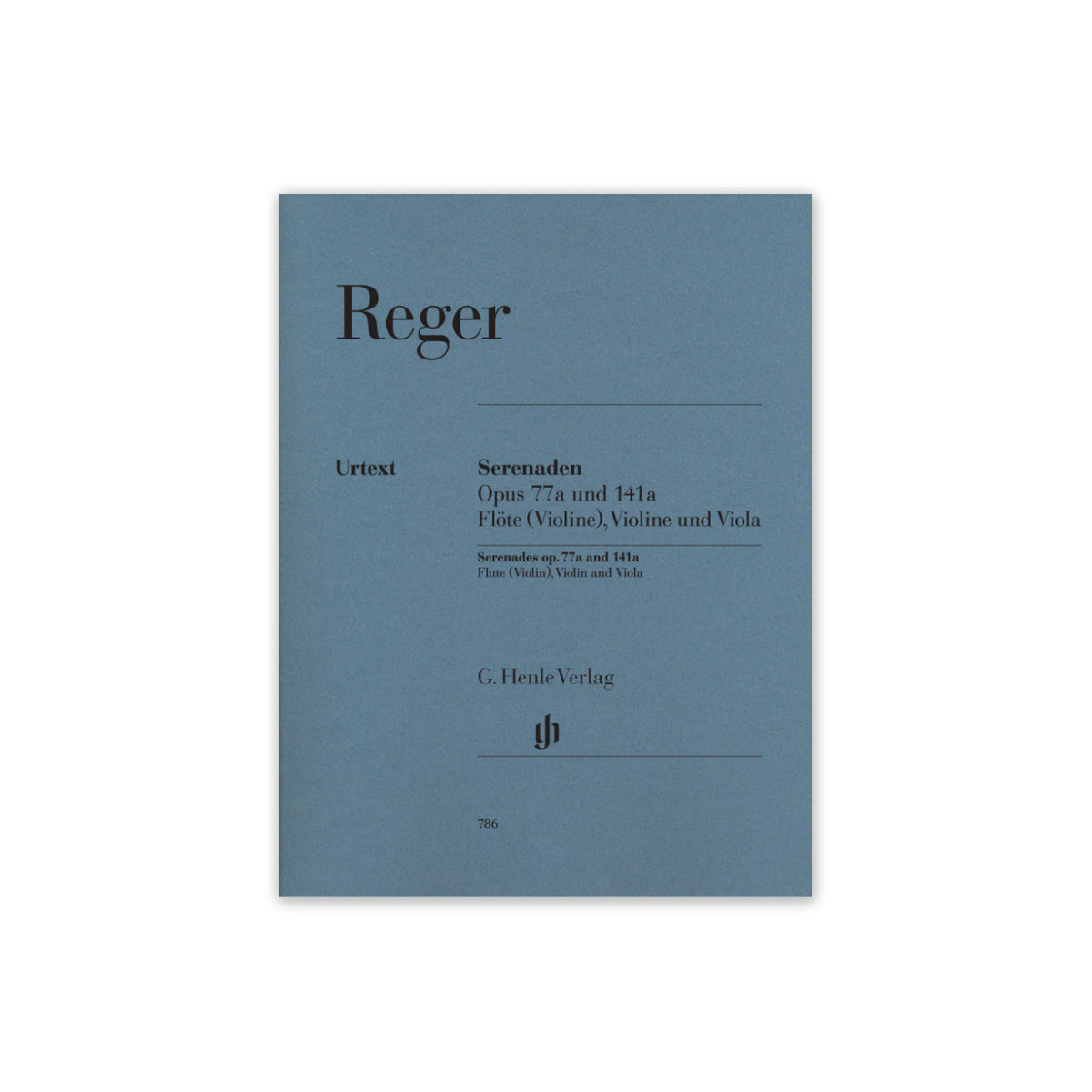 Reger, Max Serenaden op.77a und 141a für Flöt